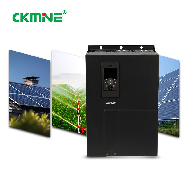 CKMINE 75kW 101LE Napelemes Szivattyú Inverter 380V DC-ről AC-re MPPT Off Grid VFD Hajtás Vezérlés Öntözéshez Mezőgazdaságban