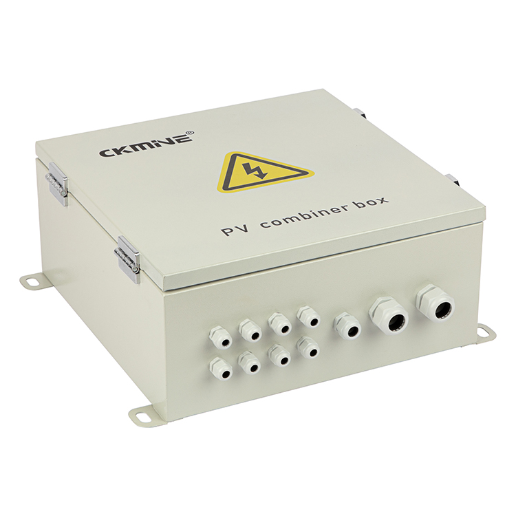 Factory Hot Sale Waterproof PV Combiner 1000VDC 4 IN 1 Out IP65 ABS Dc Solar Combination Box Customized details