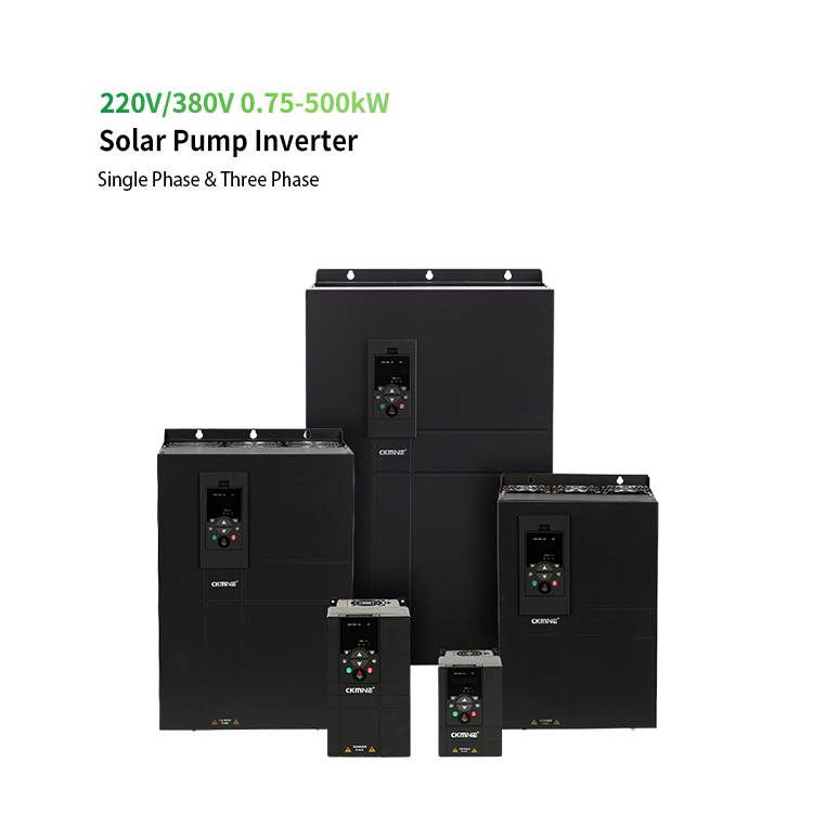 CKMINE Solar Pump Inverter Fabricans Officina MPPT DC ad AC 220V 380V Aquae Eiectionis VFD Irrigatio Frequentia Impulsus