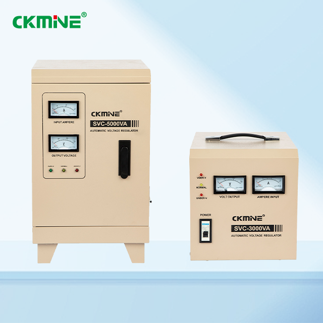 CKMINE SVC Auto intentione Transformer Converter Regulator Step usque in 150-250V AC 1KVA 1000W Single Phase Power Stabilizer