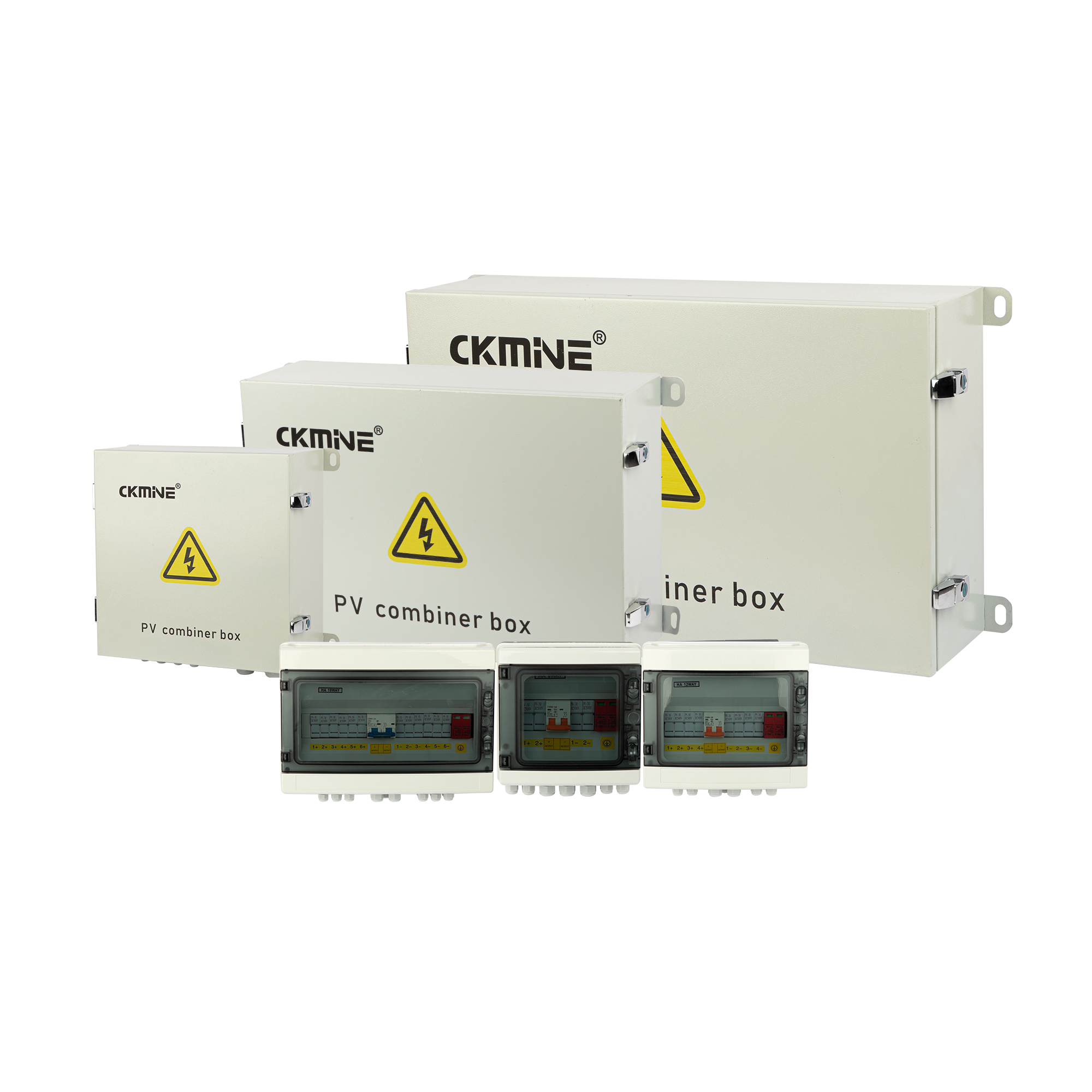 CKMINE Solar IP65 Solar Pv String Array Potestatis Combiner Junction DC 1000V 4 Strings pro Panel Potentia Systema