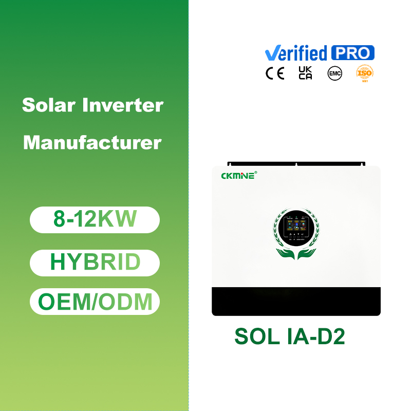 CKMINE Alti Rendimenti 10kW 10kva Dual MPPT&Output 550VDC 220V 230V Grid Tie Off Grid Hybrid Solar Inverter pro Apparatus Domesticis