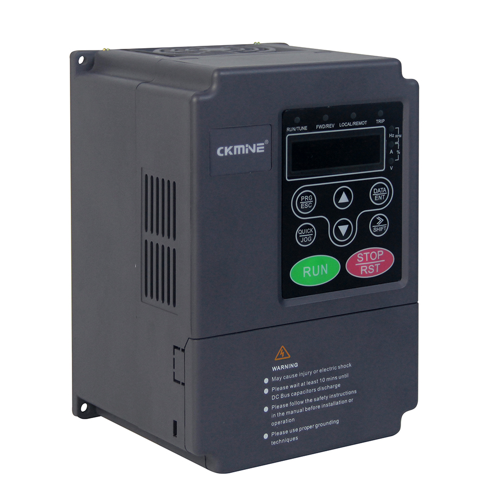 CKMINE Hot Selling Input 10A 220V intentione 2.2kW 3HP Frequency Converter Single Phase to three phase VFD Inverter for Motor Drive