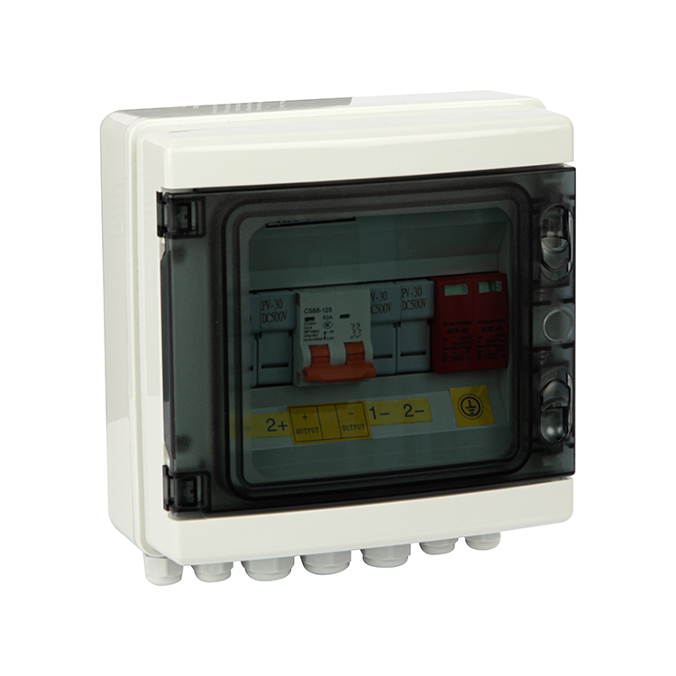 CKMINE Good Quality Wholesale ABS PV Combiner Box Dc 2 String for Solar Panel Inverter supplier