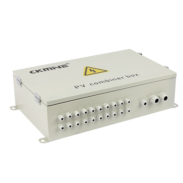 CKMINE Combiner box IP65 waterproof ABS/PC plastic PV Combiner Box for solar System factory