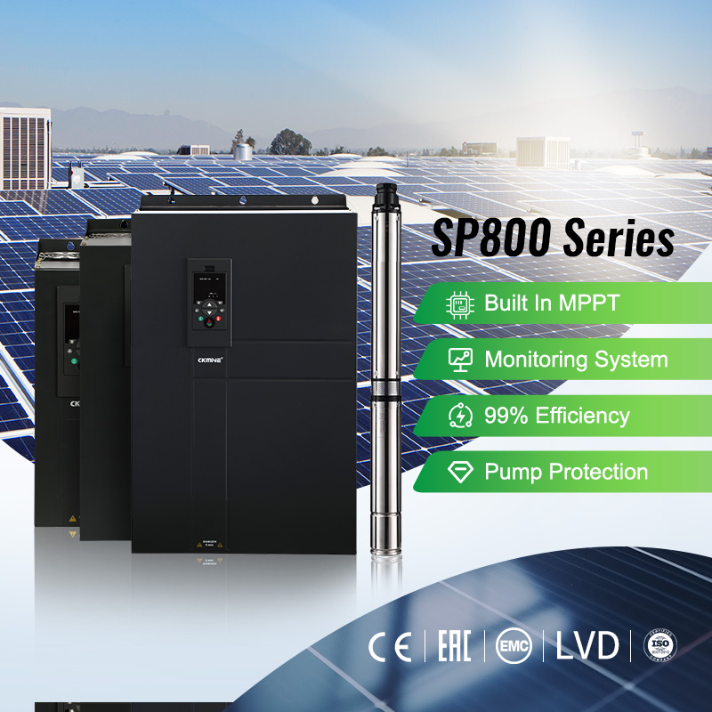 CKMINE 45kW 55kW 75kW 90kW 110kW Solar Pump Inverter Tres Fases 380V Off Grid MPPT DC ad AC VFD Drive pro Irrigatione