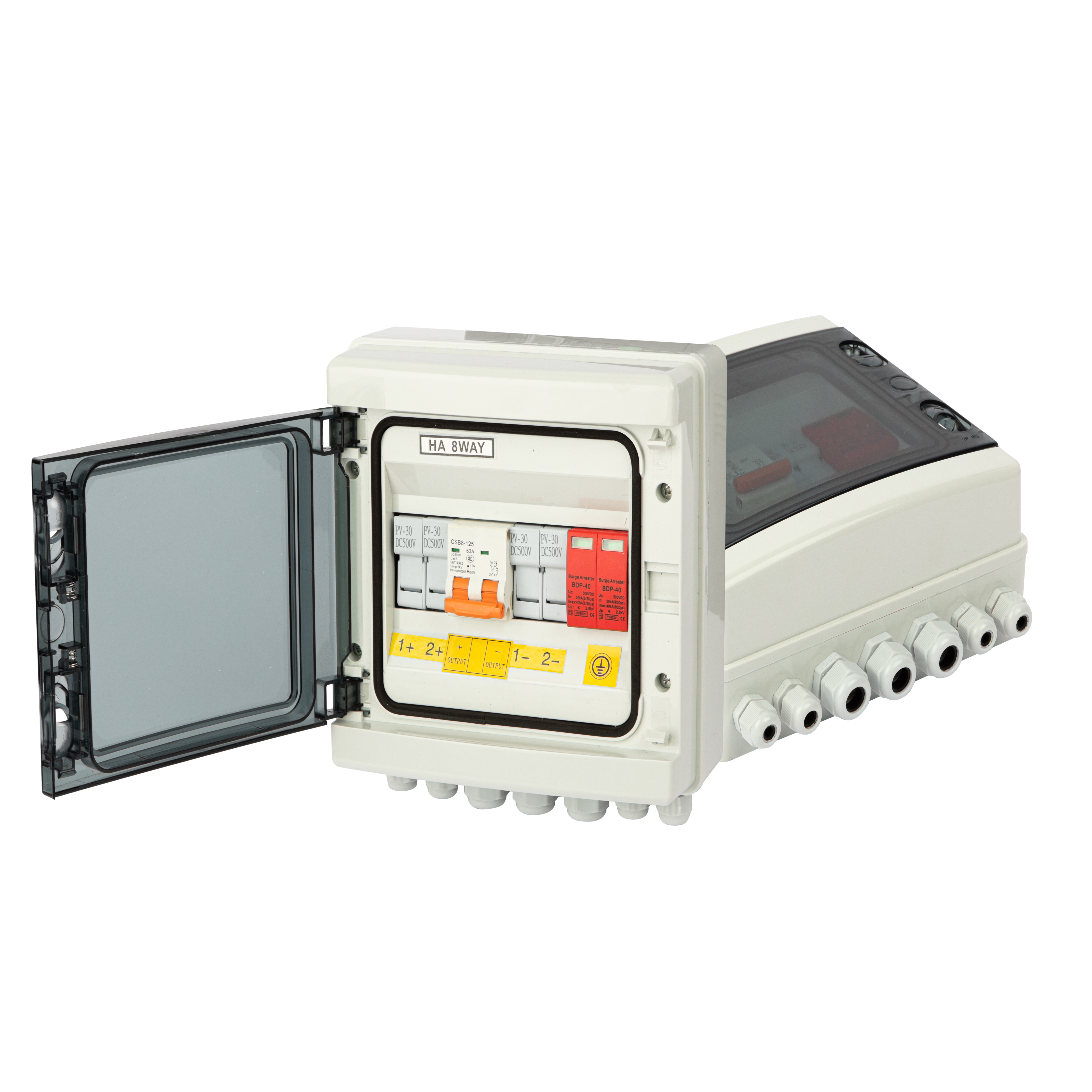 CKMINE Multifunctionalis Carry IP65 2 String combinatio junction Switch box whole-sale photovoltaicus solar combiner boxes