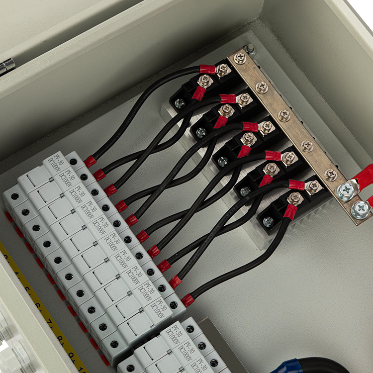 CKMINE Combiner box IP65 waterproof ABS/PC plastic PV Combiner Box for solar System factory