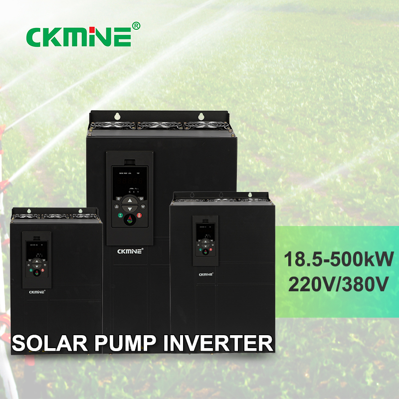 CKMINE 18.5KW ad 37kw 380V Triphasicus MPPT Function Rationis Moderator Solaris VFD Pumpa Rationem Solaris Hydraulic Pumpa Inversor