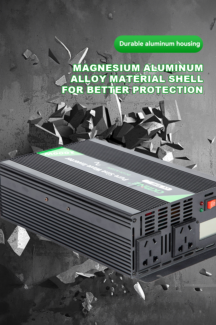CKMINE 12V 24V 48V to 230V 220V 240V 120V 110V 100V 2000W 1000W power inverter modified sine wave dc ac car converter manufacture