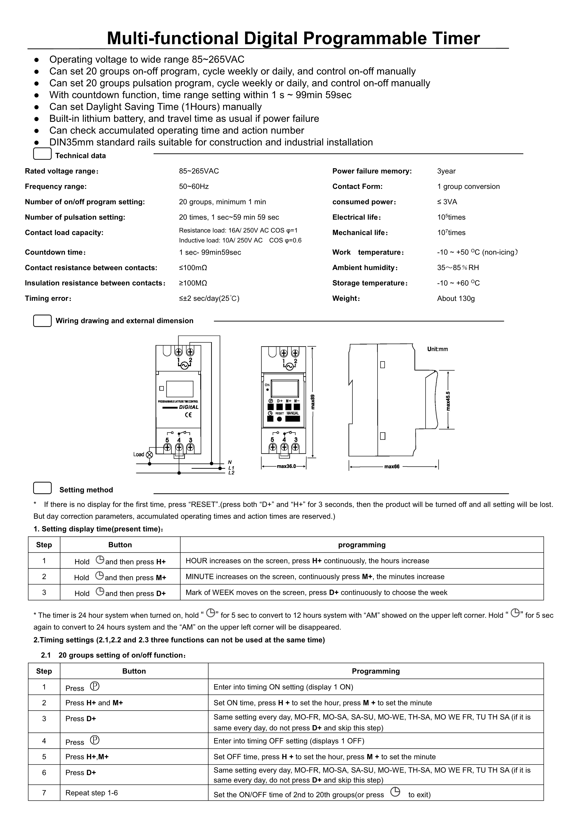 CKMINE HHC15D Low Price AC 220VAC Auto Change As to Latitude Time Control Din Rail Programmable Astronomical Timer Switch supplier