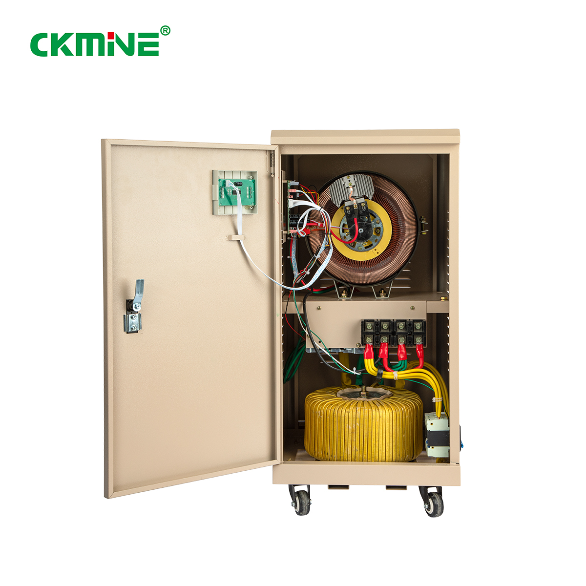 CKMINE Customizatus Servo Motor AVR SVC Series 20KVA 15kva 15kw AC Single Phasus 220V Automaticus Voltatilis Regulator Stabilizator