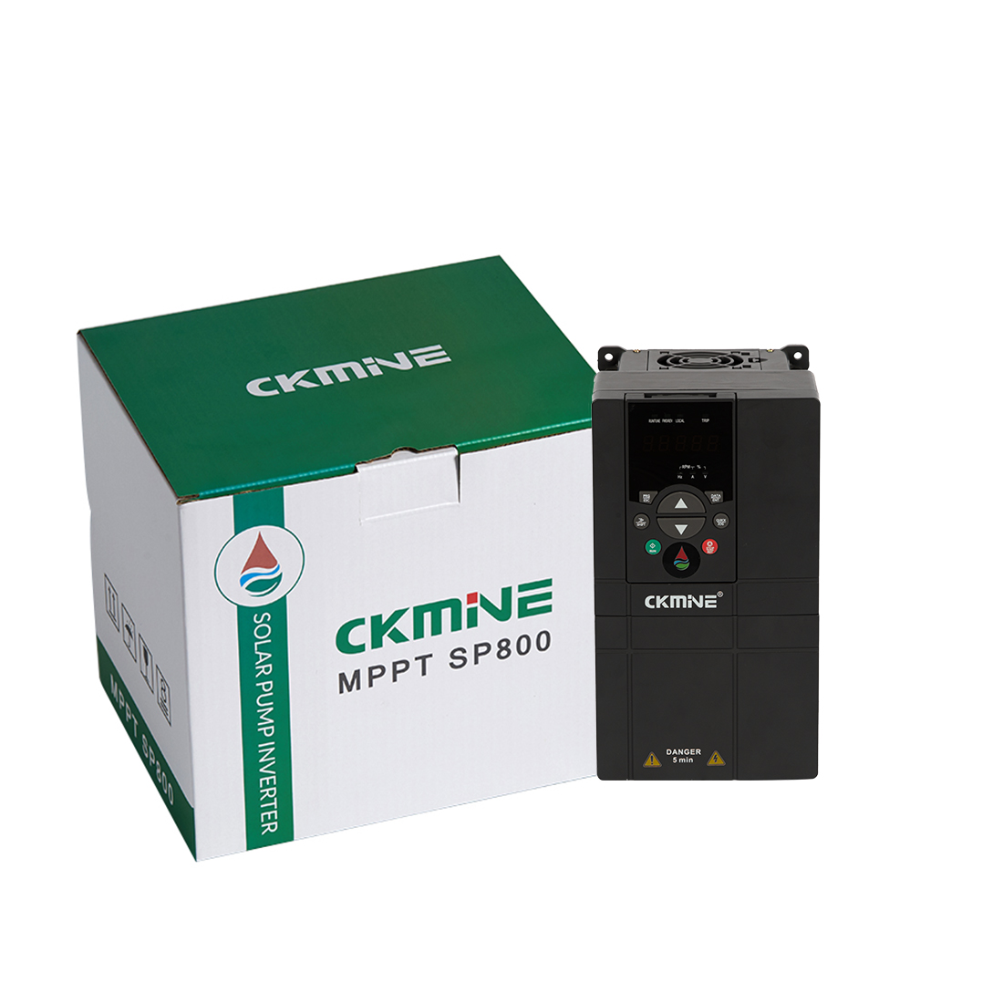 CKMINE SP800 Solaris Pompa Inversor 5.5kW 7.5HP 3 Phases 380V DC ad AC Extra Urbem MPPT Conductio pro Aqua Agriculturae Irrigatione