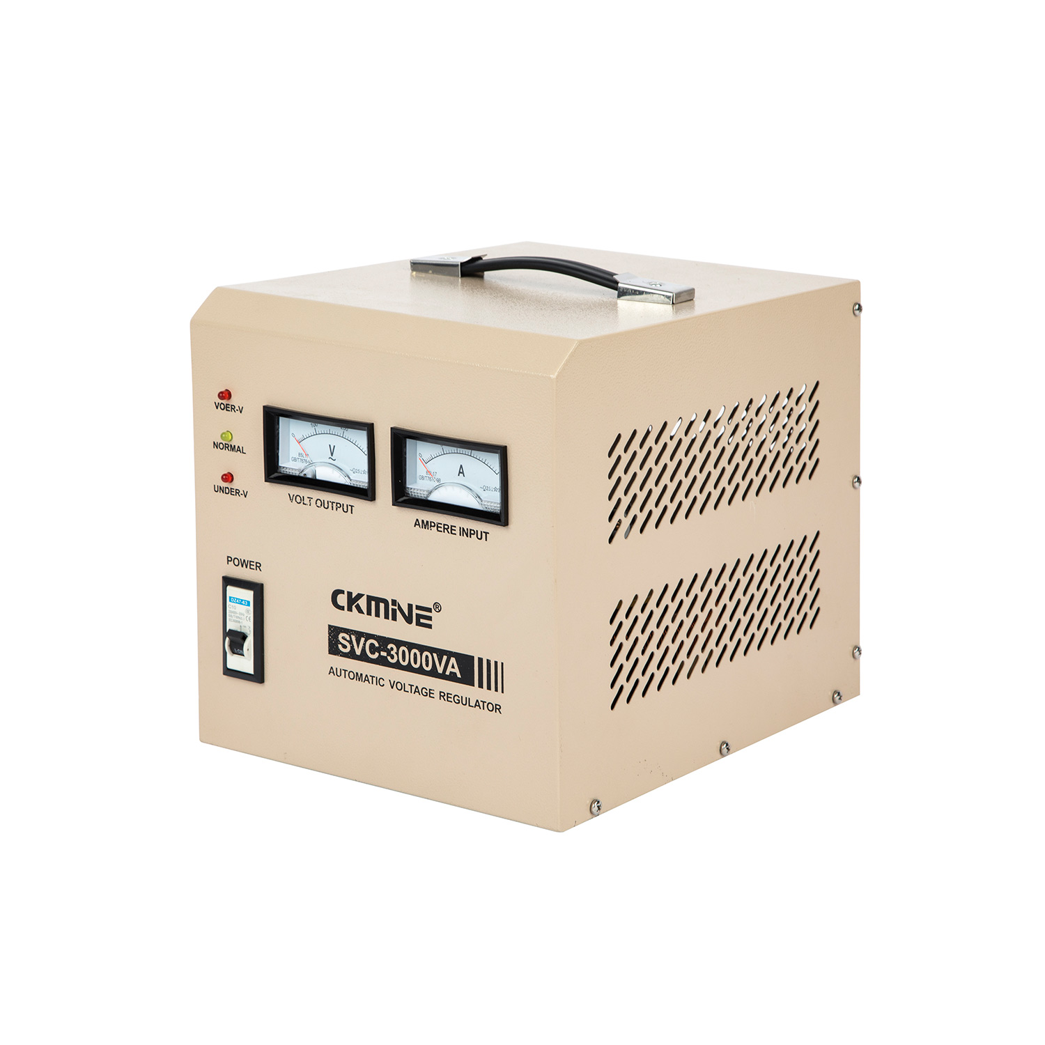 CKMINE Servo Motor Type AVR 3kva 2kva 1kva AC DC Unus Phasis 110V 220V Alternator Automatic Voltage Regulator Stabilizer