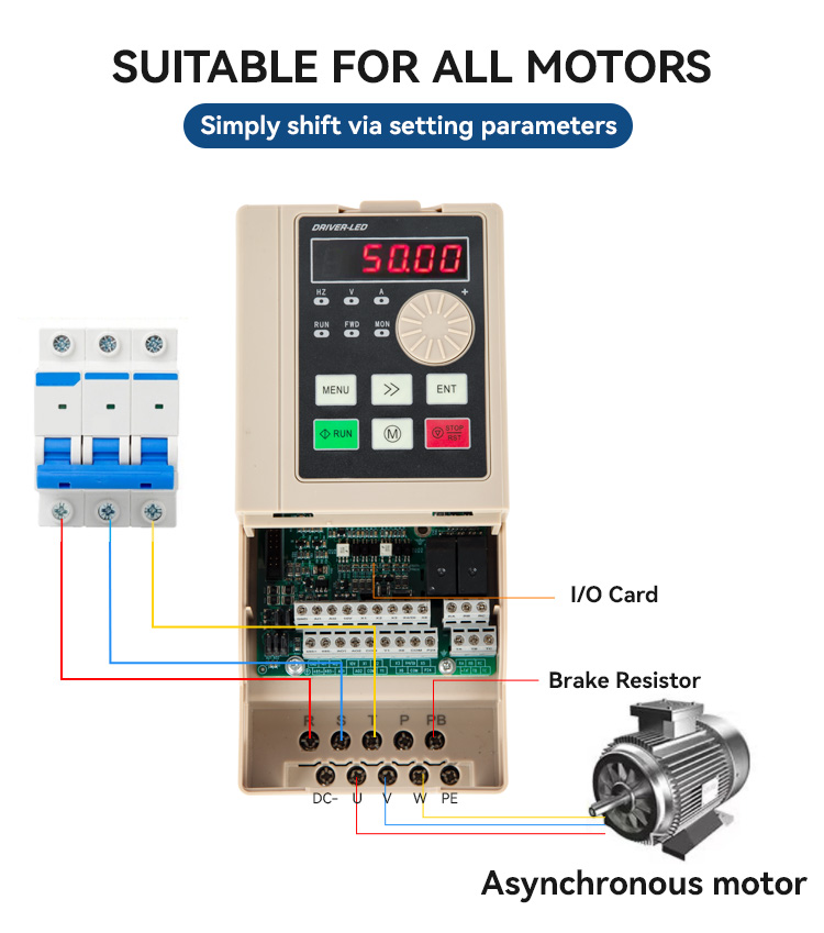 CKMINE Factory Good Price 15kW 20HP Motor Inverter Variable Frequency Driver 380V Close Loop Three Phase Speed Control VFD factory