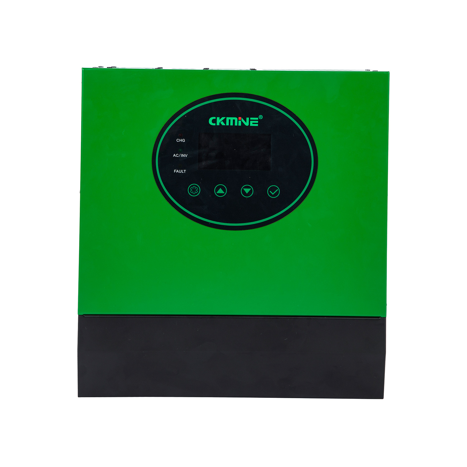 دستگاه معکوس هیبرید خورشیدی CKMINE 24V 3kw 4kva فرکانس پایین بدون شبکه با شارژر MPPT فاز تکی 220V برای سیستم ذخیره‌سازی انرژی خانگی