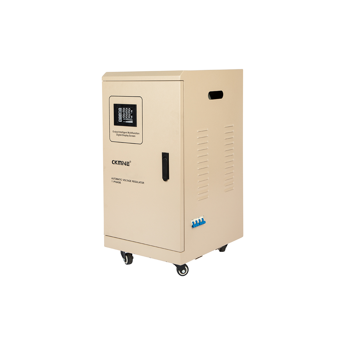 CKMINE SVC Servo Motor AVR 15KVA 10KVA 90%Efficientia 15KW AC Unus Phasis 220V Automatic Voltage Regulator Stabilizer pro Domum
