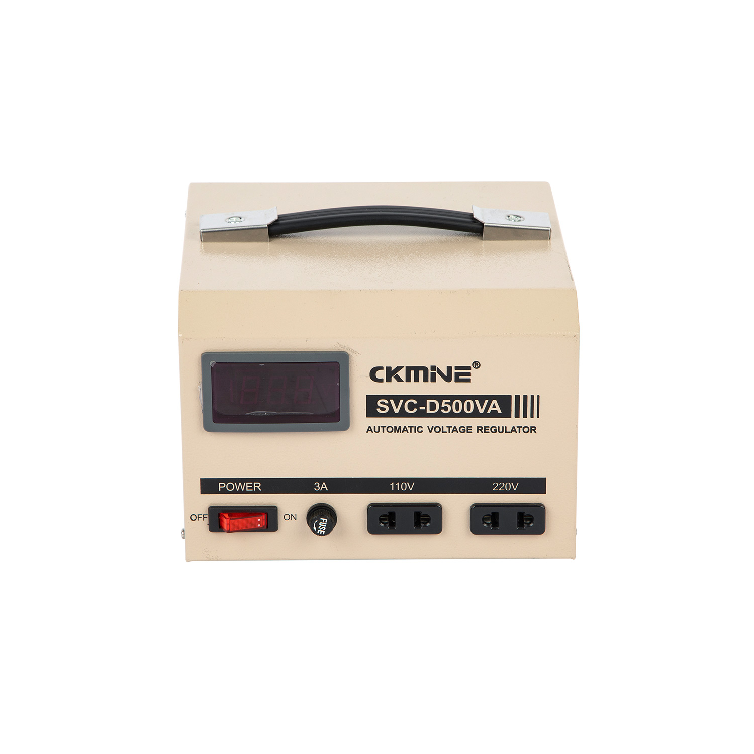 CKMINE SVC 150-250V AC 500VA 500W Unus Phasis LED Potentia Automaticus Regulator Voltatitudinis pro Controllo