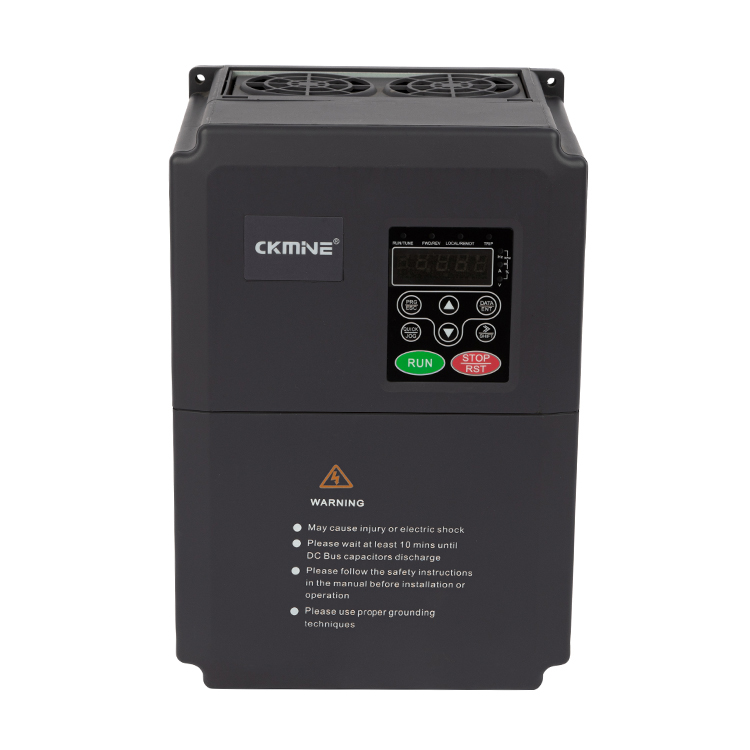 CKMINE KM7000 11kW 15HP 380V ความแม่นยำสูง 3 เฟส หลายระบบป้องกัน LED CE รับรอง เครื่องปรับความถี่มอเตอร์ AC