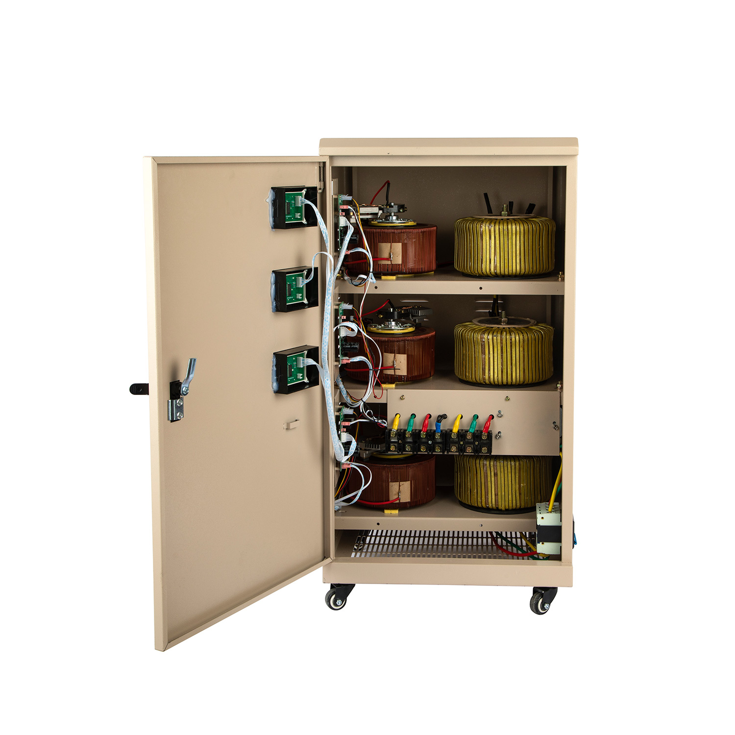 CKMINE AVR SVC Motor 30KVA 20kva 10kva 30kW AC Tres Phasēs 220V Automāticus Alternator Voltāre Rēgulātor Stabilizātor Transformātor