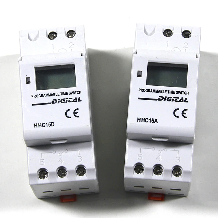 CKMINE HHC15D Low Price AC 220VAC Auto Mutationem Ad Latitude Time Control Din Rail Programmable Astronomical Timer Switch