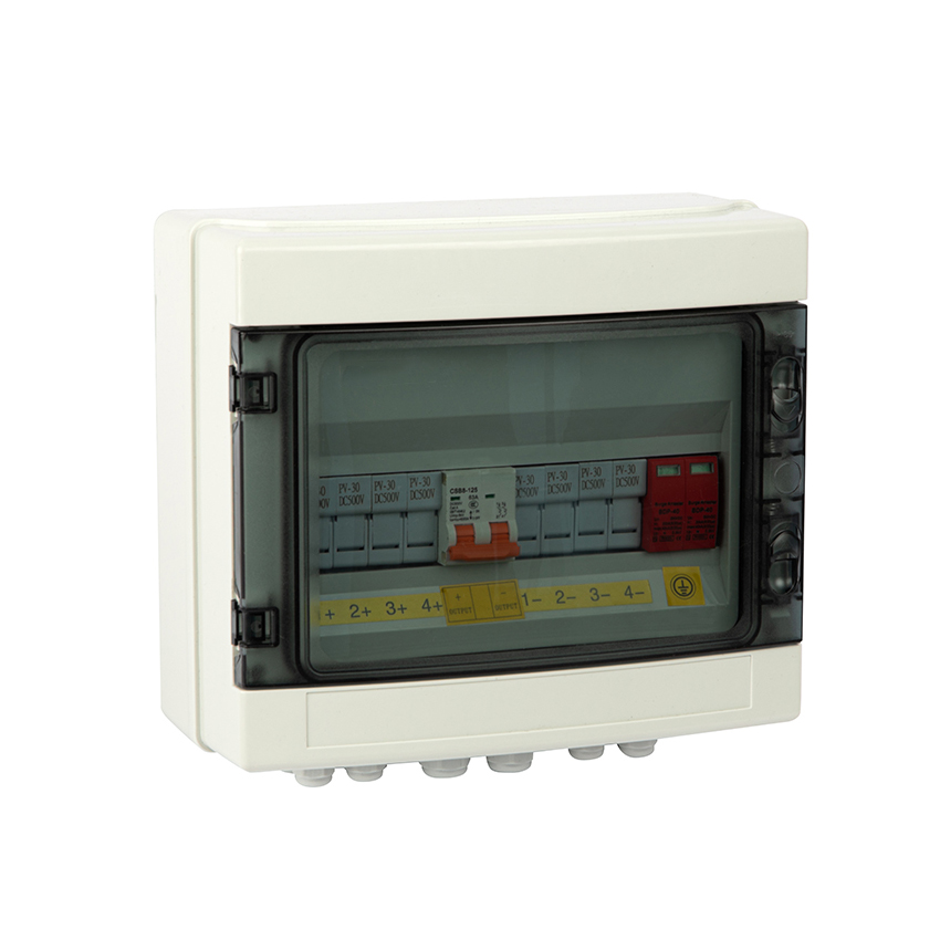 KAIMIN Wholesale Manufacturer New Arrival 3 String In 1 Output Waterproof DC PV Combiner Box for Solar Panel details