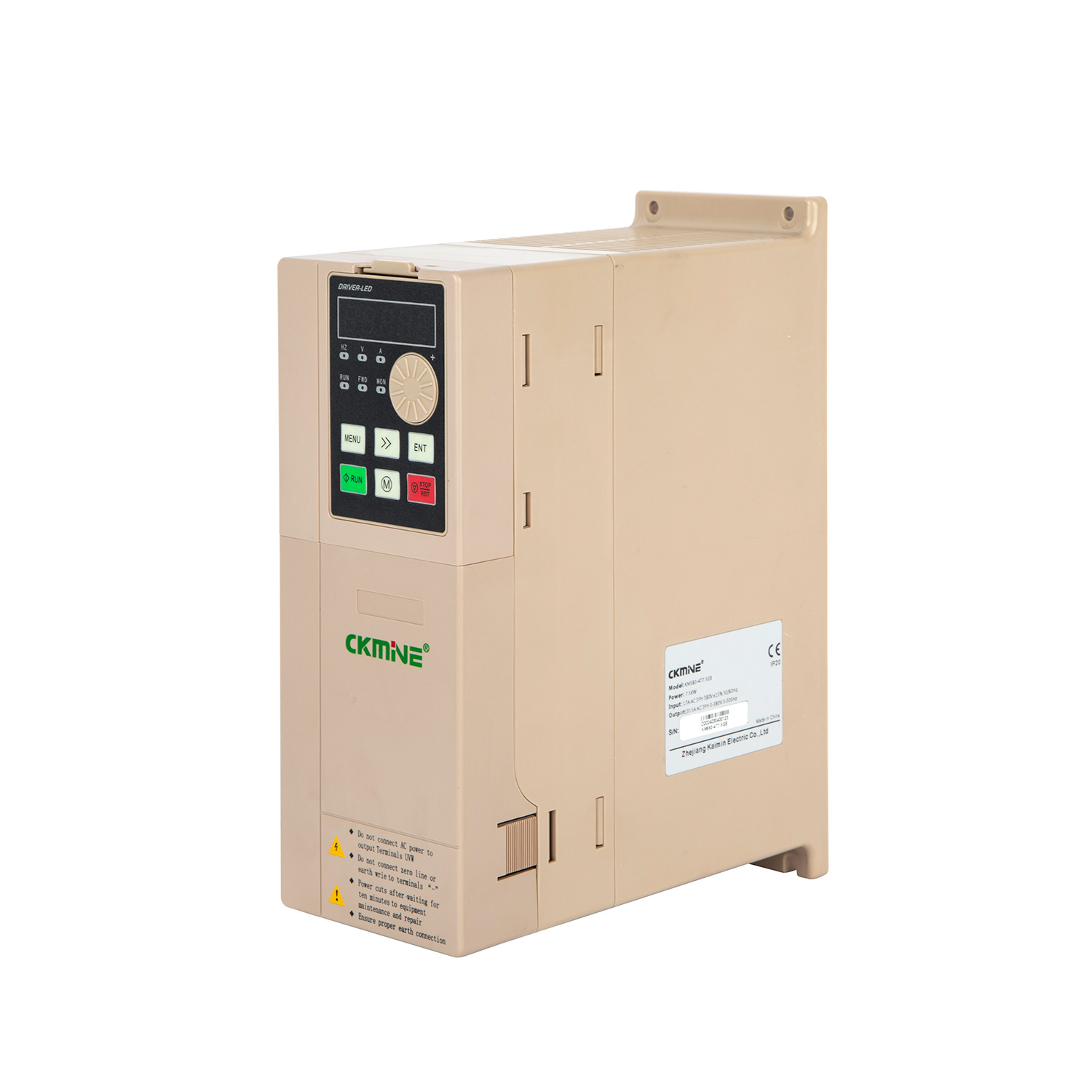 CKMINE KM580 Good Price 7.5kW 10HP Motor Inverter Variabilis Frequency Coegi 380V 3phase ad tres Phase Mobilitate Imperium VFD