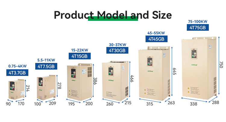 CKMINE Factory Good Price 15kW 20HP Motor Inverter Variable Frequency Driver 380V Close Loop Three Phase Speed Control VFD supplier